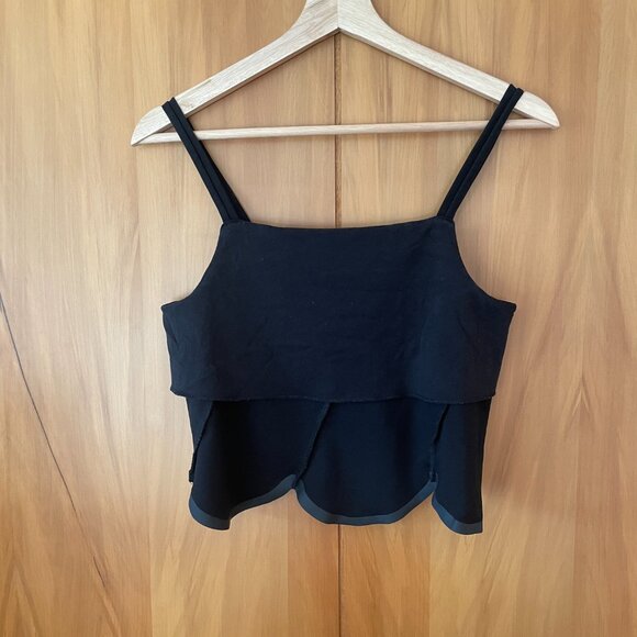 & Other Stories Cropped Scalloped Tank - Picture 7 of 8